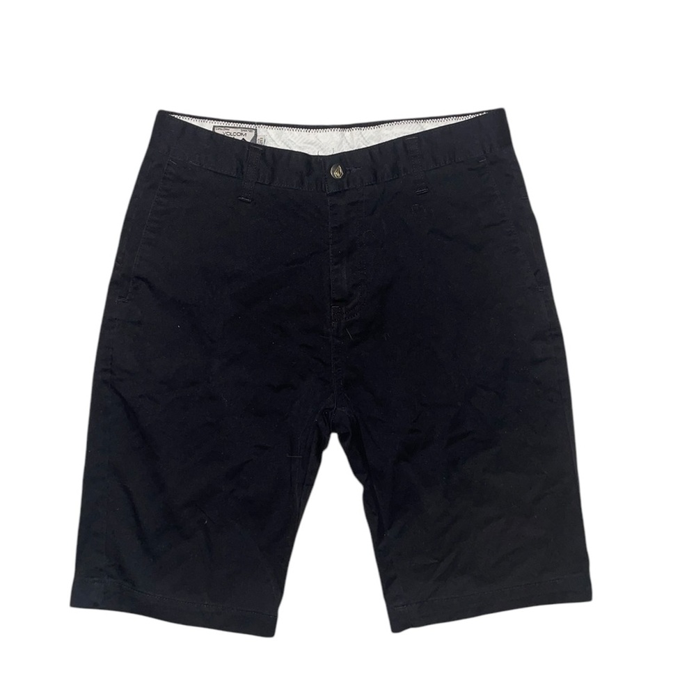 urban outfitters black high waisted cargo chino khaki shorts